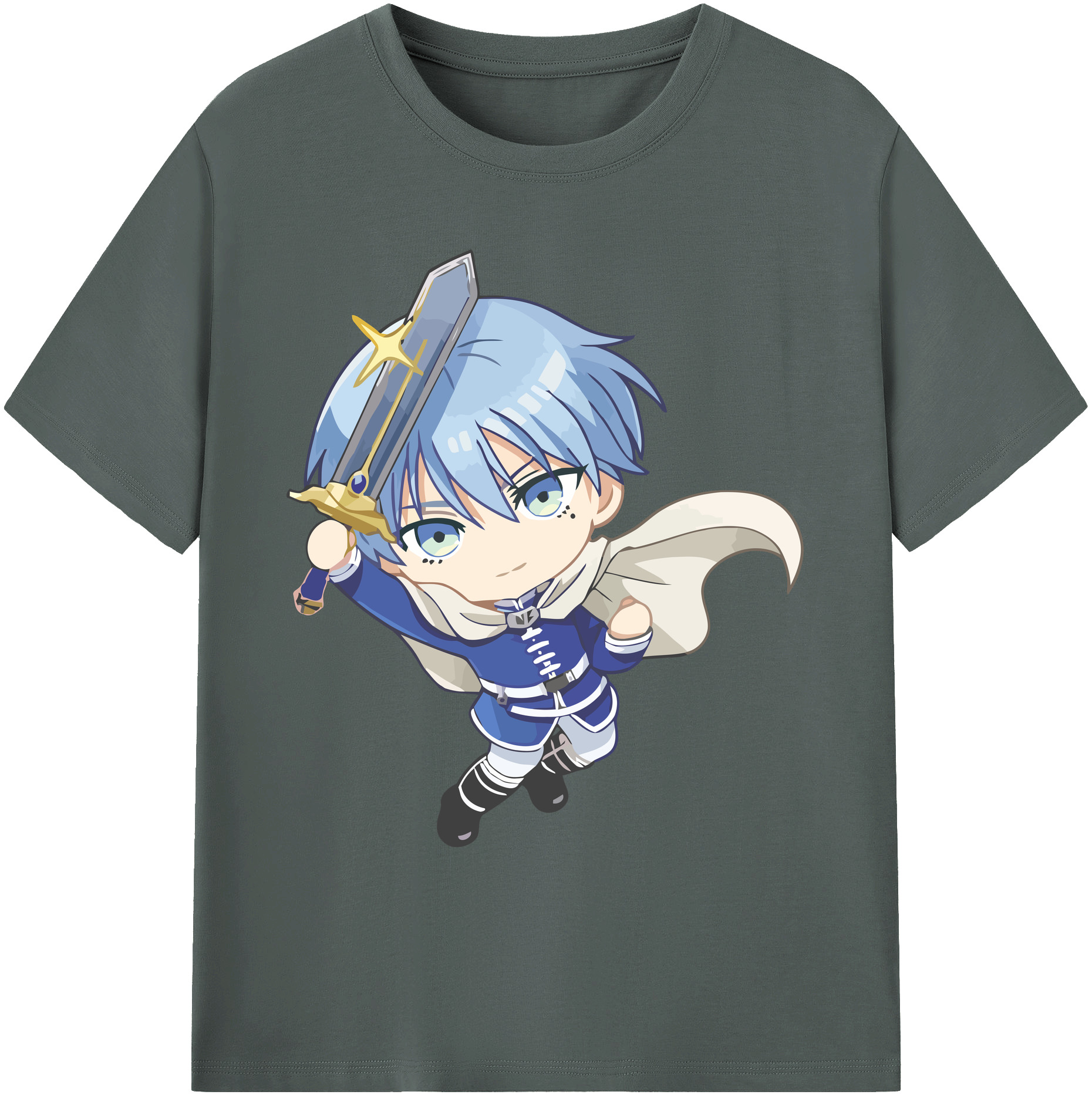 （画像用） 葬送のフリーレン Frieren 綿100％ メンズ半袖Tシャツ｜肌触りやわらか＆通気性
